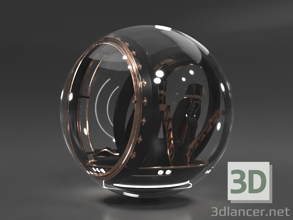 Modelo 3d Jurassic World _ Glass Ball 35049