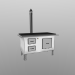 3d model Wood range cooker / wood burning stove / León Range / 柴 爐 / дровяная печь. - preview