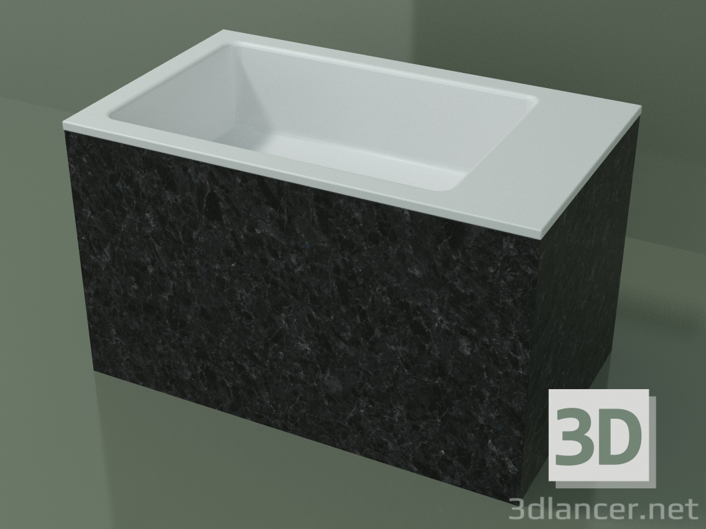 3d model Countertop washbasin (01R132102, Nero Assoluto M03, L 60, P 36, H 36 cm) - preview