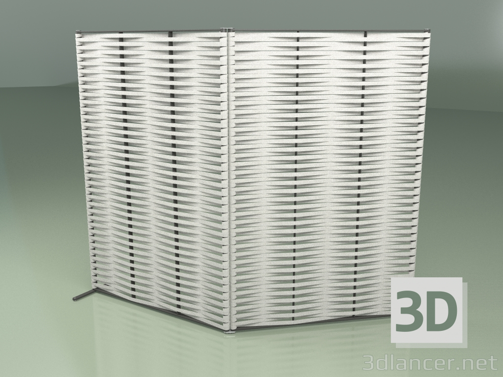 modello 3D Schermo 101 (cintura 25mm argilla) - anteprima