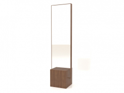 Miroir de sol ZL 03 (500x400x1900, bois brun clair)