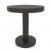 modèle 3D Table basse JT 023 (D=500x550, bois brun foncé) - preview