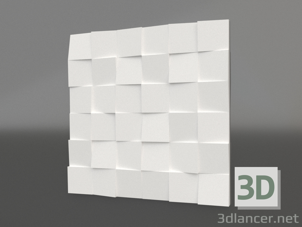 3D modeli 3 boyutlu panel M-28 - önizleme