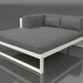 3D modeli XL modüler kanepe, sol bölüm 2 (Akik gri) - önizleme