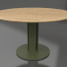 3d модель Стол обеденный Ø130 (Olive green, Iroko wood) – превью