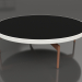 modello 3D Tavolino rotondo Ø120 (Grigio agata, DEKTON Domoos) - anteprima
