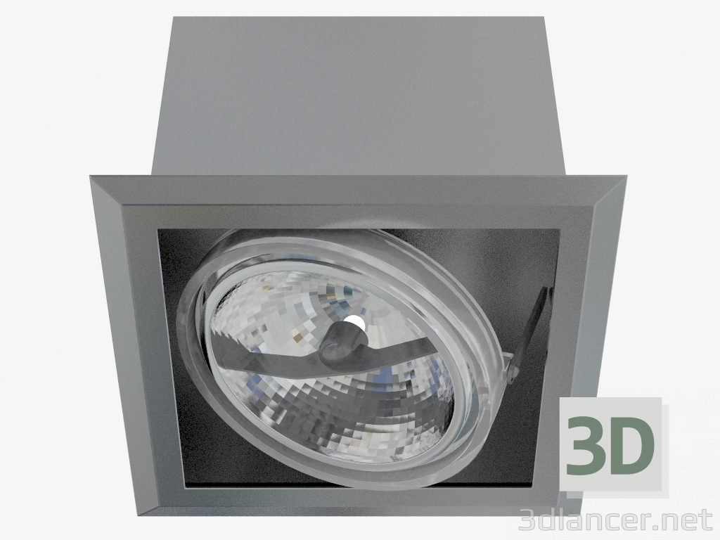 3d модель Светильник потолочный встраиваемый D90 F09 01 – превью