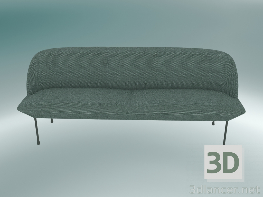 3d model Triple sofa Oslo (Steelcut Trio 3 966, Light Gray) - preview