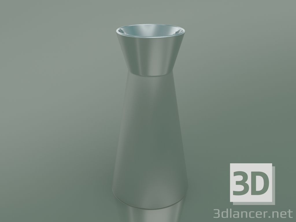 modello 3D Vaso Giravolta - Vaso D (Platino) - anteprima