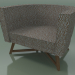 3d model Semicircular armchair (08, Natural) - preview