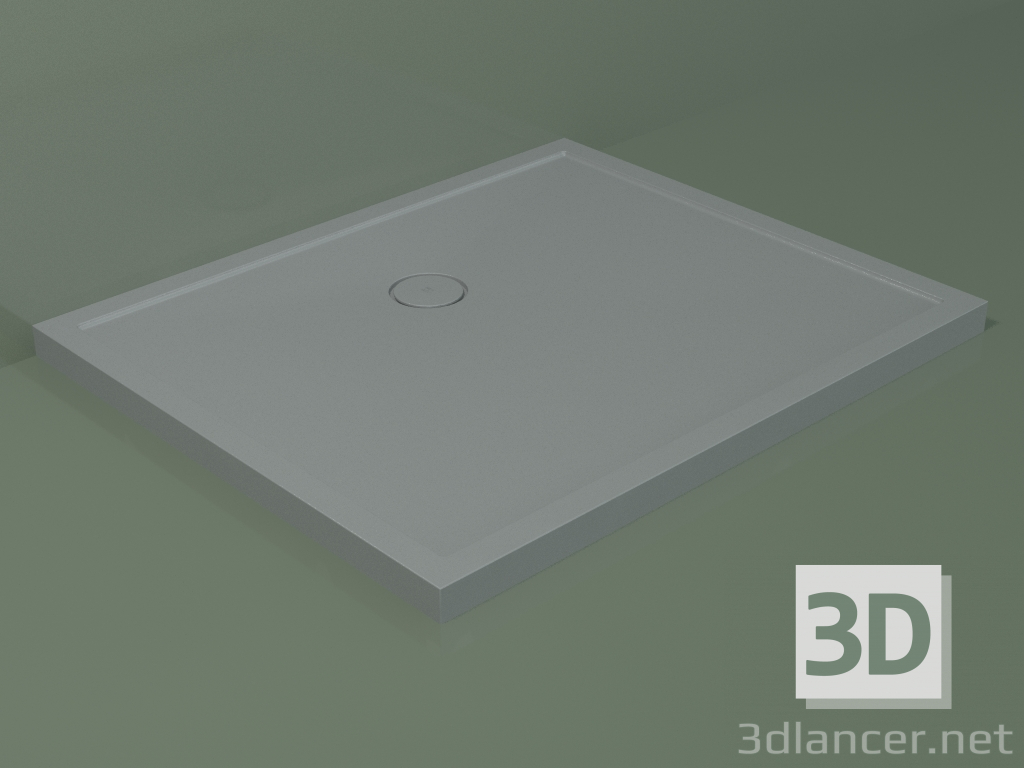 3D modeli Duş teknesi Medio (30UM0141, Gümüş Gri C35, 120x100 cm) - önizleme