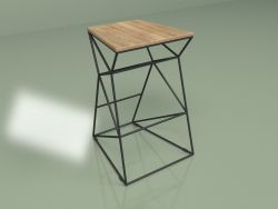 Bar stool SUPPOR 650 (rustic ash)