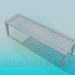 modello 3D Panchina per esterni - anteprima