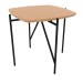 3d model Low table 50x50 with a wooden table top - preview