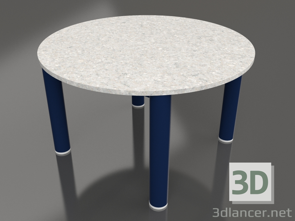 modello 3D Tavolino P 60 (Blu notte, DEKTON Sirocco) - anteprima