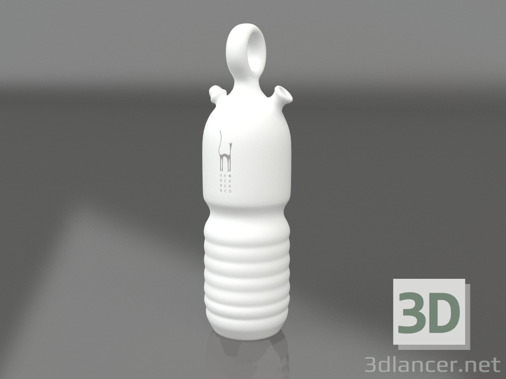 3 डी मॉडल पिचर (सफ़ेद) - पूर्वावलोकन