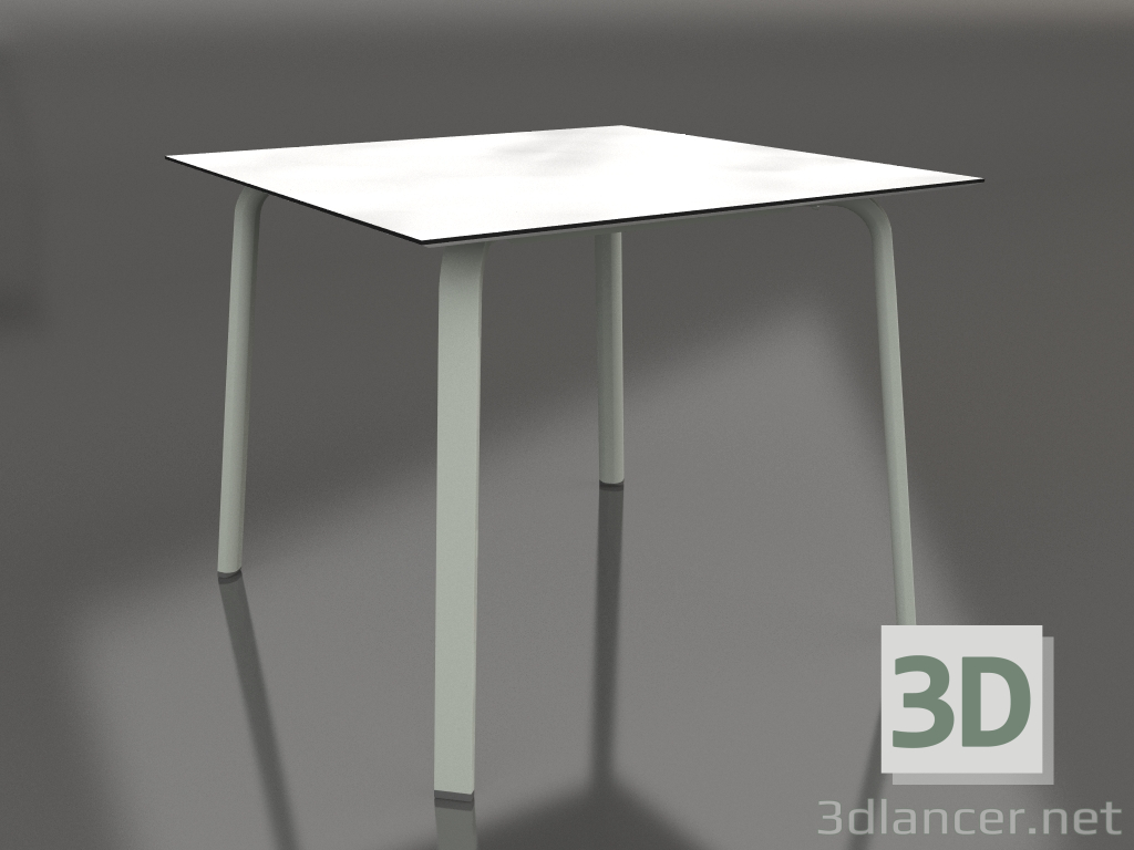 modèle 3D Table à manger 90 (Gris ciment) - preview