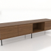 modello 3D Mobile TV OPEN 1800 mm (noce chiaro) - anteprima