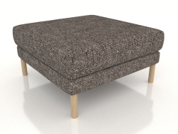 Pouf Fisht (wooden legs)