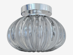 Ceiling lamp in glass (C110243 1grey)