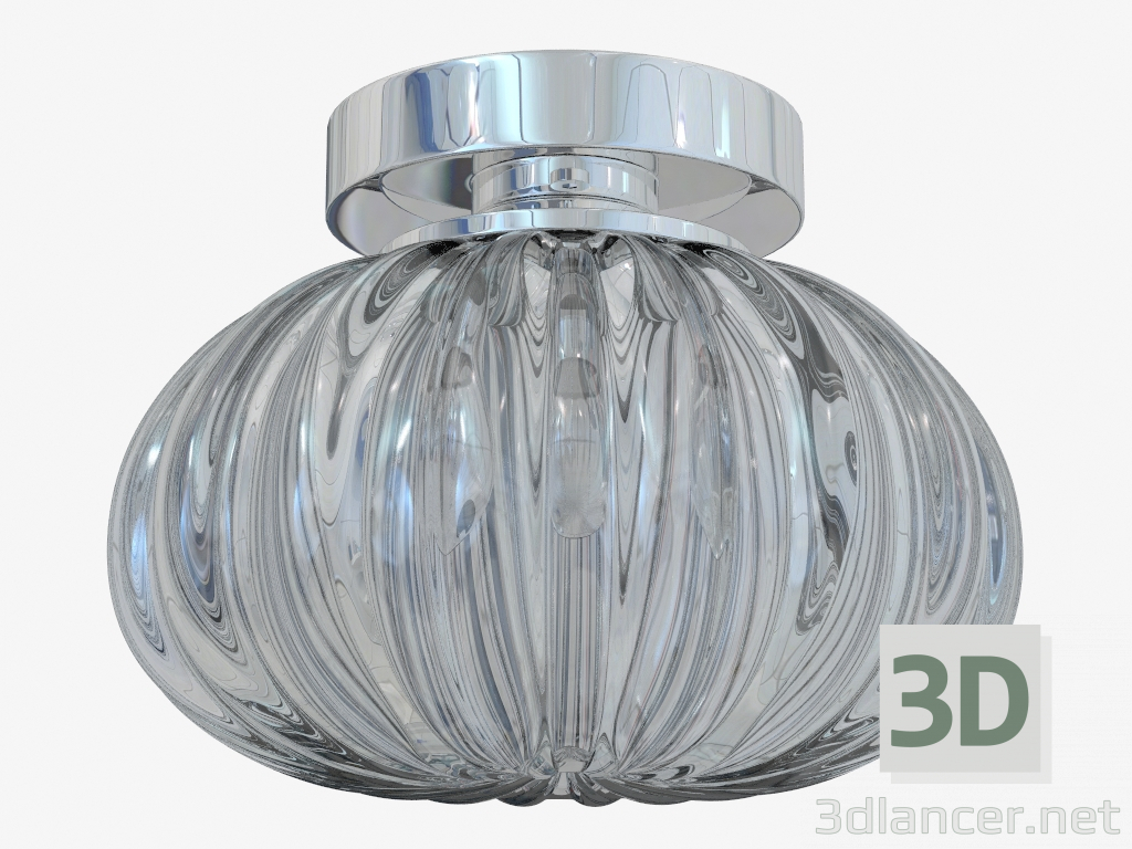 3d model Ceiling lamp in glass (C110243 1grey) - preview