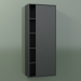 3d model Wall cabinet with 1 right door (8CUCDСD01, Deep Nocturne C38, L 48, P 24, H 120 cm) - preview