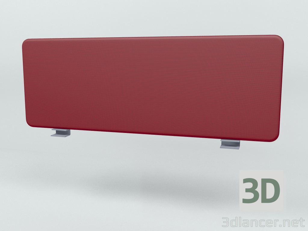 Modelo 3d Ecrã acústico Secretária Single Sonic ZUS54 (1390x500) - preview