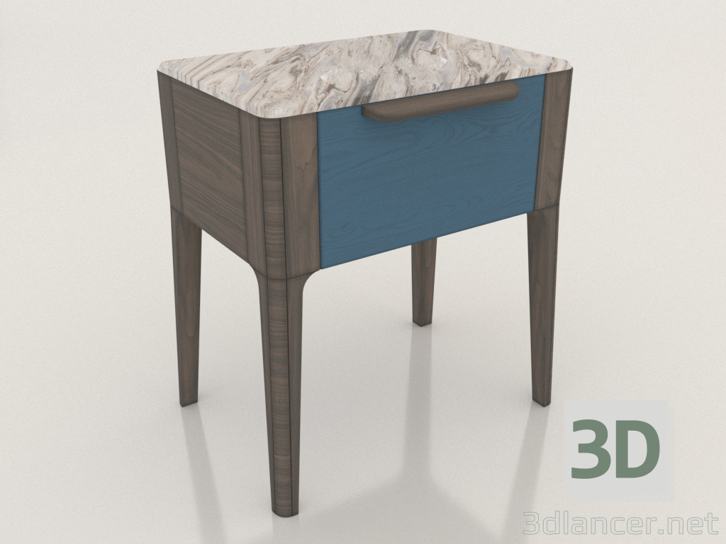 3 डी मॉडल बेडसाइड टेबल (एंटी) - पूर्वावलोकन