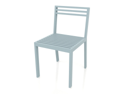 Silla de comedor (gris azul)