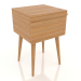 3d model Bedside table STAND 400x400 mm (natural oak) - preview