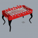 3d EXCLUSIVE CAVICCHI SOCCER TABLE Mod. OPERA - F1 SCUDERIA model buy - render