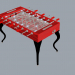 3d EXCLUSIVE CAVICCHI SOCCER TABLE Mod. OPERA - F1 SCUDERIA model buy - render