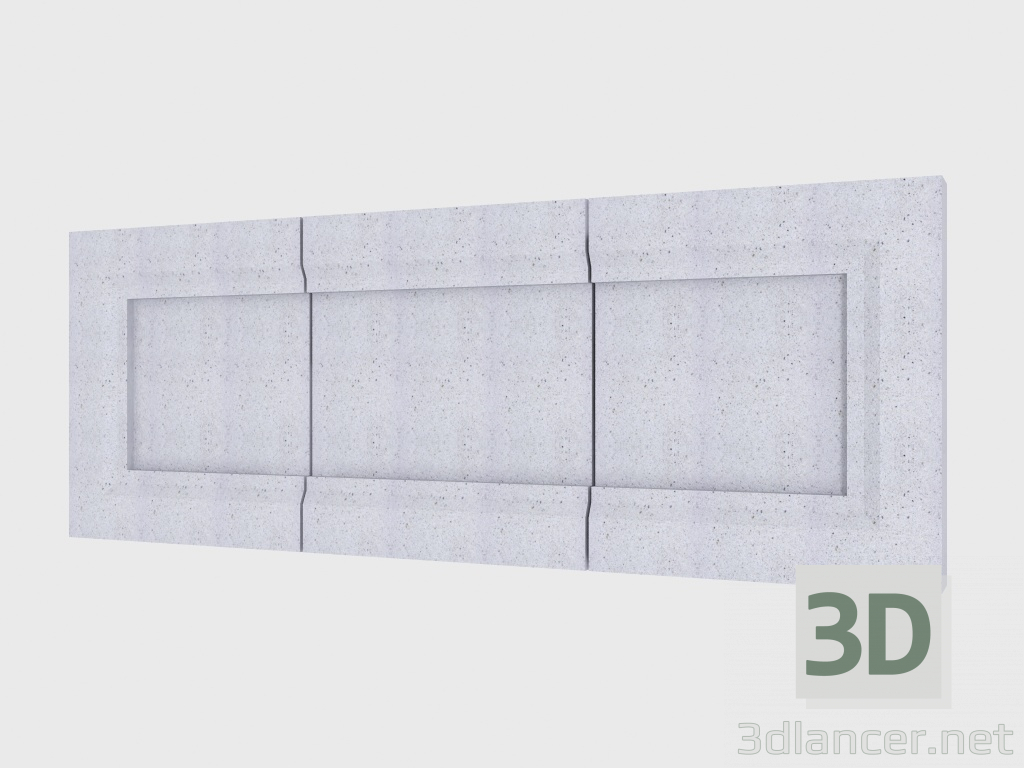 3D modeli Panel (FF49FK) - önizleme