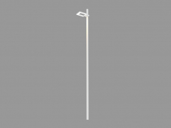 Street lamp OUTLINE FLOOD (S3105W (1x) + S3046 accessory + S2845 pole h4500mm)