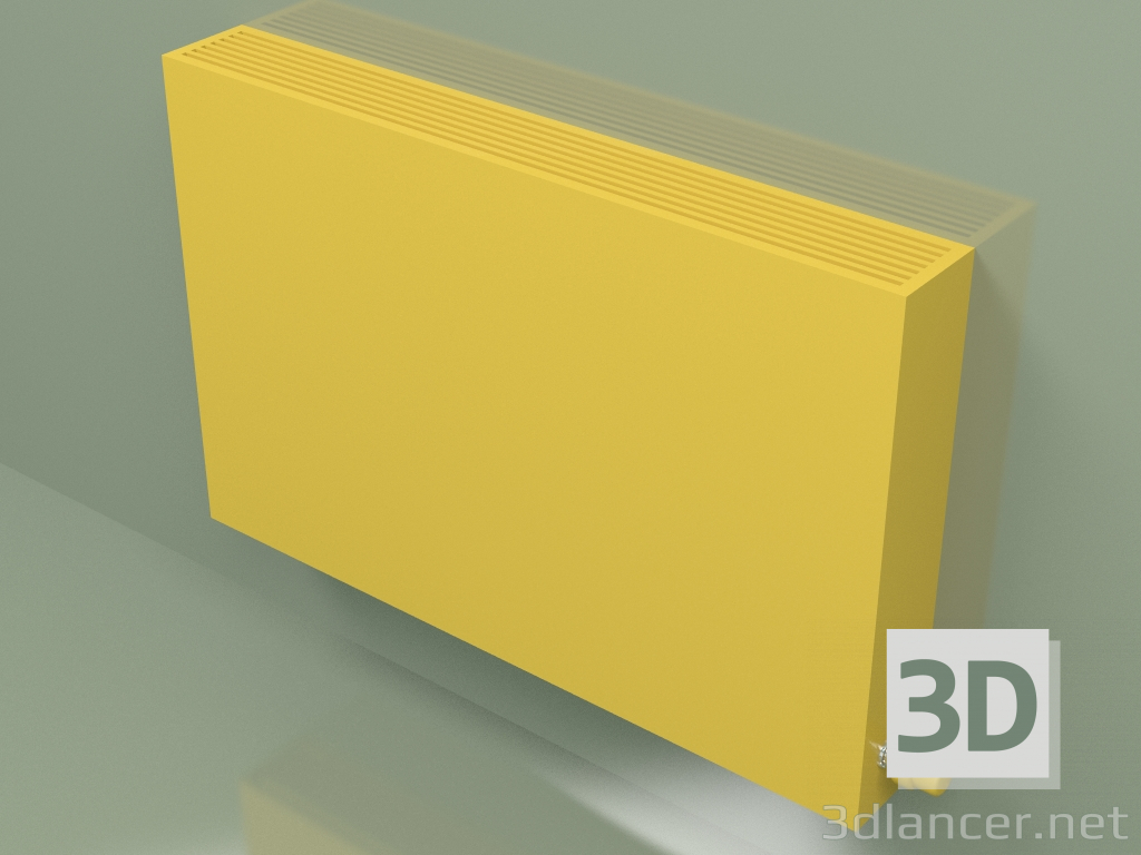 modello 3D Convettore - Aura Slim Basic (650x1000x130, RAL 1012) - anteprima