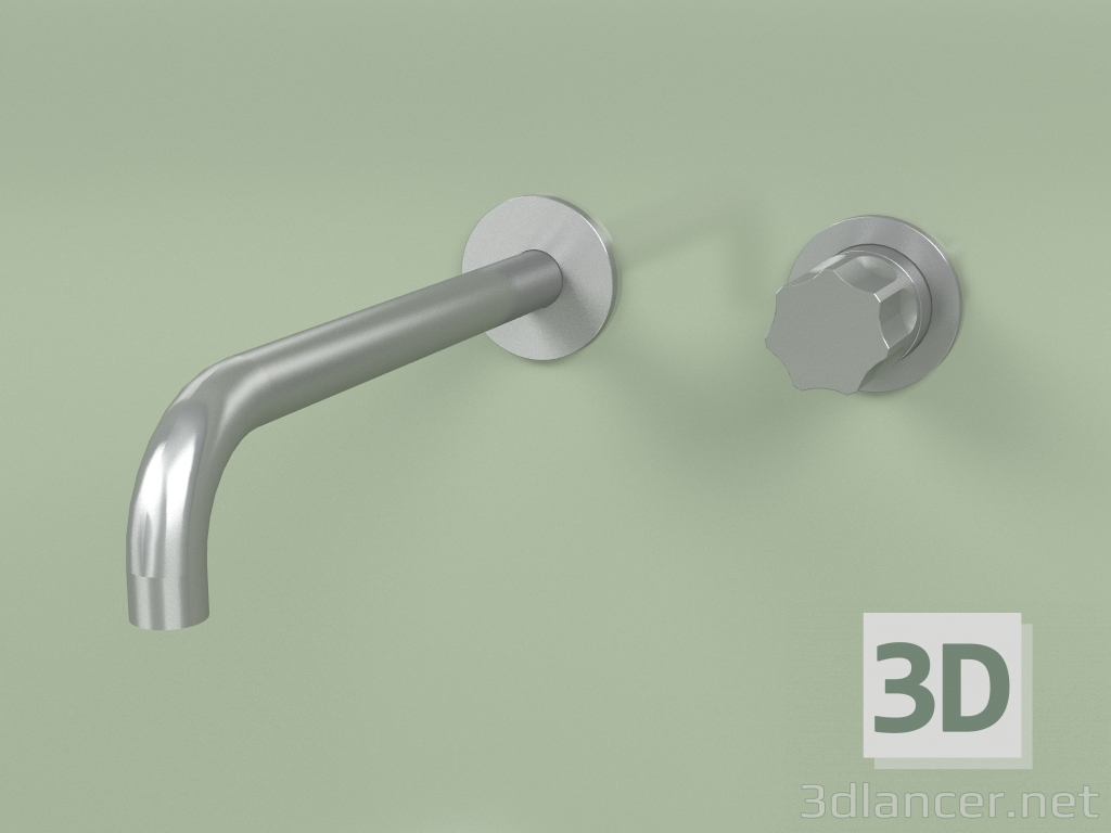 3d model Wall-mounted mixer with spout (17 14 T, AS) - preview