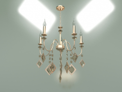 Hanging chandelier Telao 10110-5 (gold-tinted crystal)