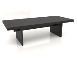 कॉफी टेबल जेटी 13 (1600x700x450, लकड़ी का काला)
