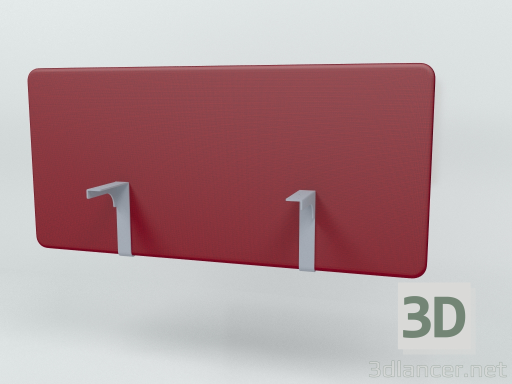 modèle 3D Écran acoustique Desk Single Sonic ZPS614 (1390x650) - preview