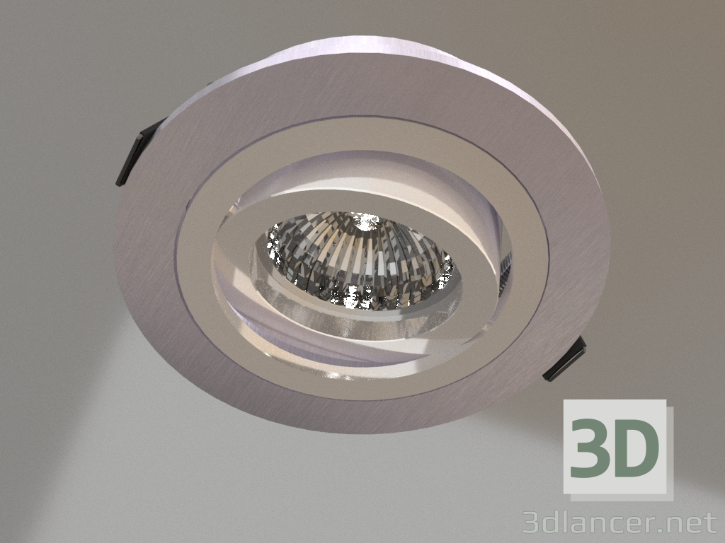 3d model Recessed luminaire (C0001) - preview