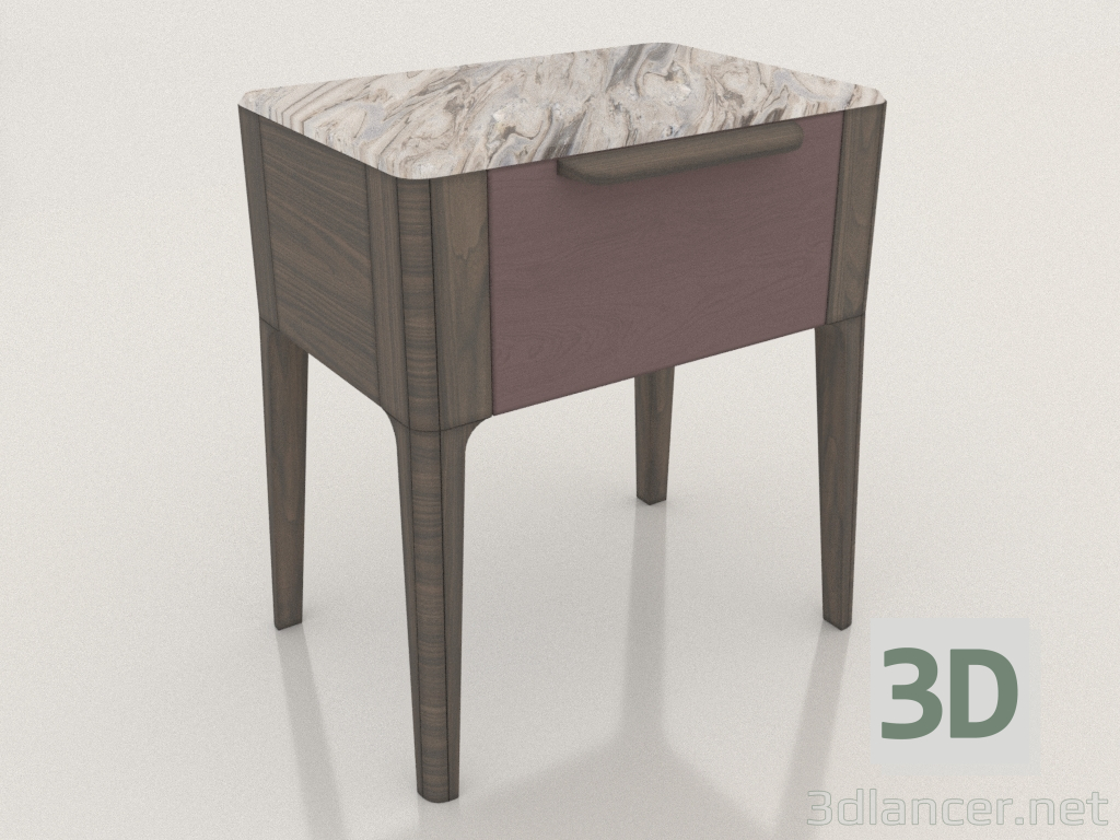 3d model Bedside table (Calypso) - preview