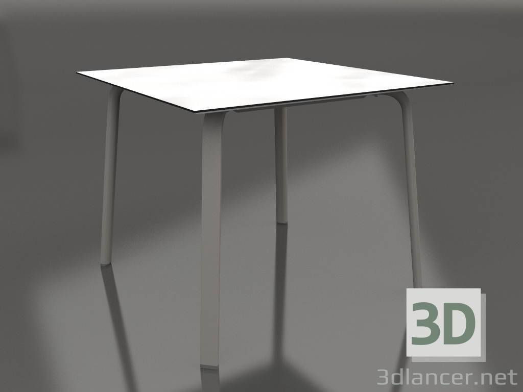 3 डी मॉडल डाइनिंग टेबल 90 (क्वार्ट्ज ग्रे) - पूर्वावलोकन