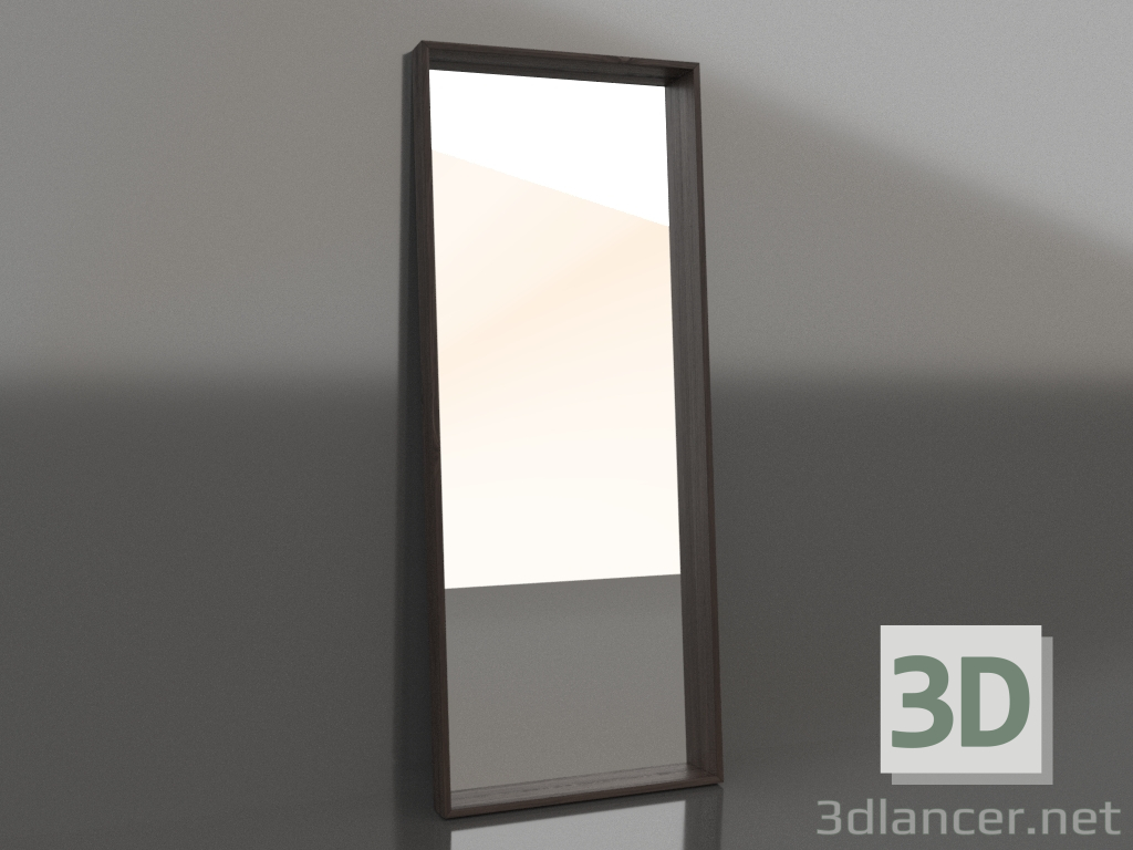 modello 3D Specchio 2000x800 mm (frassino noce) - anteprima