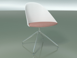 Stuhl 2213 (drehbar, mit Kissen, CRO, PC00001 Polypropylen)