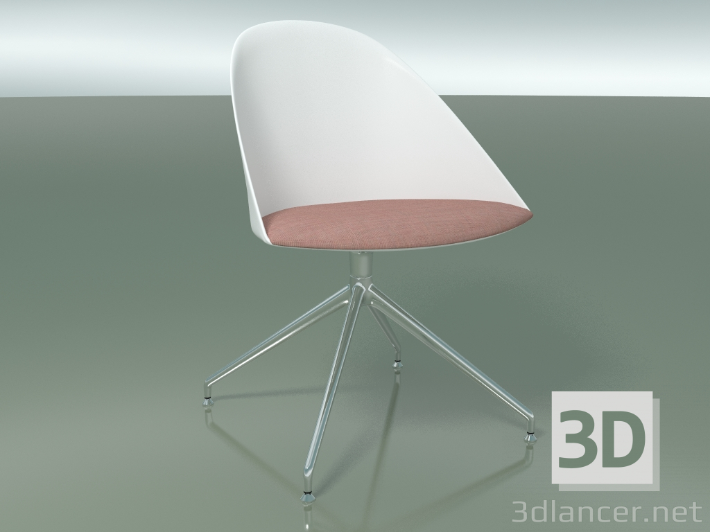 modello 3D Sedia 2213 (girevole, con cuscino, CRO, polipropilene PC00001) - anteprima