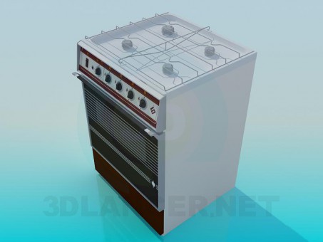 modelo 3D Horno - escuchar modelo 3D Horno - escuchar