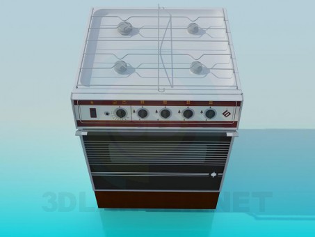 modelo 3D Horno - escuchar modelo 3D Horno - escuchar