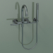 3d model Wall-mounted bath mixer with hand shower (25 133 882-99) - preview