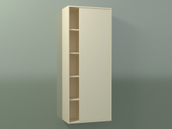 Wall cabinet with 1 right door (8CUCDСD01, Bone C39, L 48, P 24, H 120 cm)