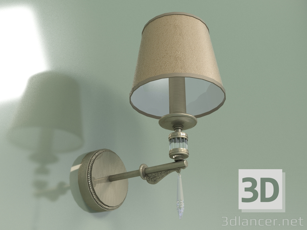 modello 3D Lampada da parete MERANO MER-K-1 (PA) - anteprima